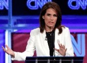 (Nov. 23) - U.S. Representative Michele Bachmann (R-Minn.) speaks on Tuesday at a Republican presidential debate in Washington. Bachmann expressed concern over the security of Pakistan's nuclear arsenal in defending U.S. financial support for the South Asian state (AP Photo/Evan Vucci).