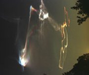 Multicolored vapor trails light up the night sky over Los Angeles following the launch of an unarmed Minuteman II intercontinental ballistic missiles from Vandenberg Air Force Base 150 miles to the north. House Armed Services Committee Republicans are pushing back against the Obama administration's plan to delay certain efforts to modernize the U.S. nuclear arsenal.