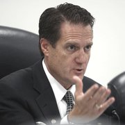 U.S. House Strategic Forces Subcommittee Chairman Michael Turner (R-Ohio), shown last year, has defended a legislative plan to reduce Energy Department oversight of U.S. nuclear weapons facilities, despite Democratic assertions that a recent intrusion at one such site points to shortcomings in the proposal (AP Photo/Lauren Victoria Burke).