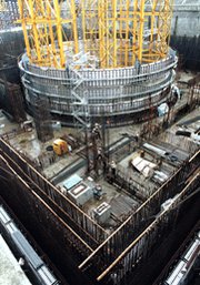 A Taiwanese nuclear power plant being built in 2000. The United States in 2013 could send Congress a renewed nuclear trade pact with Taiwan, as well as new accords or renewals with other Asia-Pacific nations (AP Photo/Jerome Favre).