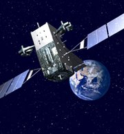 An artist's rendering of a Space Based Infrared System "GEO" satellite. The U.S. Air Force recently awarded a nearly $1.9 billion contract to Lockheed Martin to finish up production work on two more of the missile-detecting sensors.