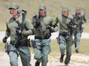 U.S. Energy Department security personnel take part in a 2012 exercise. A congressionally convened panel said an Energy Department agency has "failed" in efforts to effectively oversee the U.S. nuclear-weapons complex.
