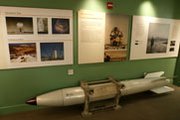 The empty casing of a U.S. B-61 nuclear gravity bomb, shown on display in 2005 at a museum in Las Vegas. A new Pentagon analysis says the National Nuclear Security Administration has underestimated the cost and schedule for modernizing the weapon (AP Photo/Joe Cavaretta).