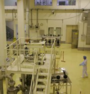 Iran's uranium conversion facility in the central province of Isfahan is shown in a 2009 file photo. An Iranian official unveiled atomic-energy plans this week that could cast doubt on Tehran's readiness to negotiate limits on fuel-production technologies that also could generate bomb material, Western experts said (ATTA KENARE/AFP/Getty Images).
