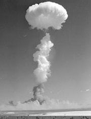 In this 1952 file photo, the mushroom cloud of an atomic bomb rises above Nevada's Yucca Flat. An Obama administration official said on Thursday she did not expect the U.S. Senate to consider the Comprehensive Test Ban Treaty any time soon (AP Photo).