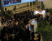 The audience gathers for the official launch of WINS in Vienna, Austria.