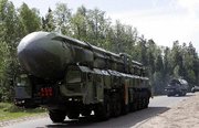 (Nov. 20) -A Russian Topol-M missile is transported in 2008. U.S. officials are preparing for the possibility of ending continuous monitoring at the facility that produces the Topol-M and other missiles (Maxim Shipenkov/Getty Images).
