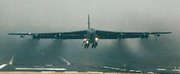 (Dec. 16) -A U.S. Air Force B-52 bomber departs from a British air base in 2003. An independent report calls for phasing out bomber aircraft from the U.S. nuclear deterrent (Julian Herbert/Getty Images).